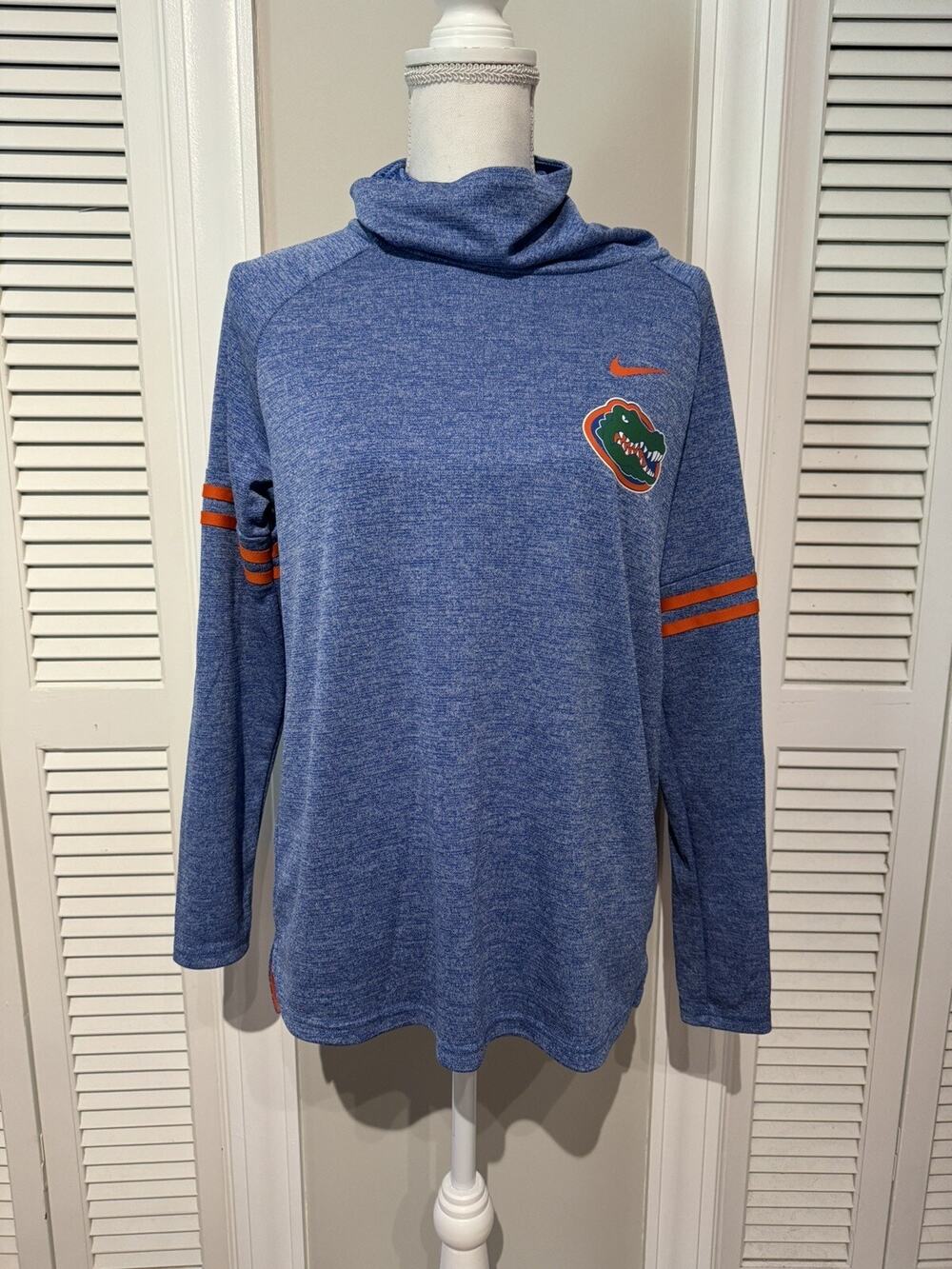 Nike Women's Florida Gators Historic Marks Funnel Neck Pullover Size Medium